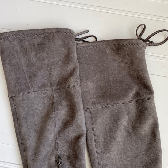 Francesca’s Suede Over the Knee Tie Boots 7 - Picture 3 of 7